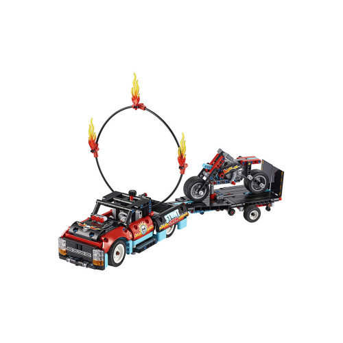 Конструктор LEGO Шоу трюків на вантажівках і мотоциклах 610 деталей (42106) - изображение 2