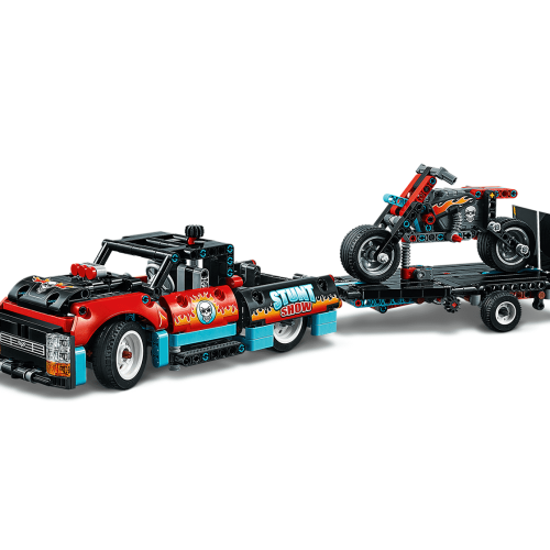 Конструктор LEGO Шоу трюків на вантажівках і мотоциклах 610 деталей (42106) - изображение 4