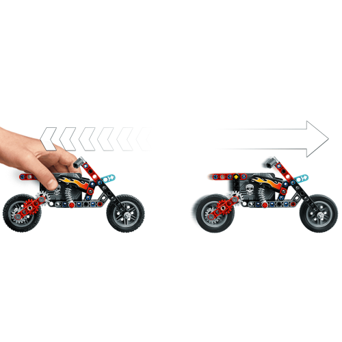 Конструктор LEGO Шоу трюків на вантажівках і мотоциклах 610 деталей (42106) - изображение 6