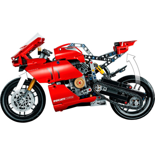Конструктор LEGO Ducati Panigale V4 R 646 деталей (42107) - изображение 4
