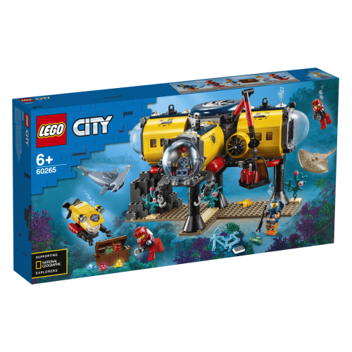 Конструктор LEGO Океан: науково-дослідна станція 497 деталей (60265)