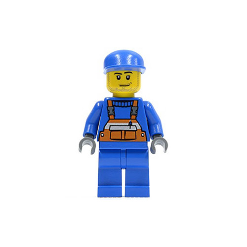 Конструктор LEGO Overalls with Safety Stripe Orange 1 деталей (cty0042)