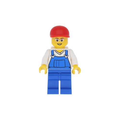 Конструктор LEGO Overalls Blue over V-Neck Shirt 1 деталей (cty0178-used)
