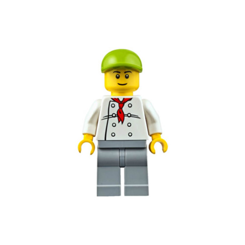 Конструктор LEGO Chef - White Torso with 8 Buttons 1 деталей (cty0671-used)